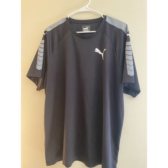 PUMA Print Overlay Short Sleeve Tee Mens XXL - Picture 1 of 3